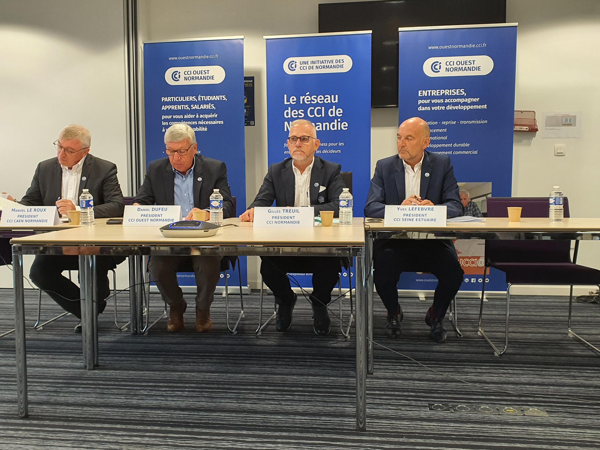 Conférence de presse des CCI de Normandie 13 septembre 2022 CCI